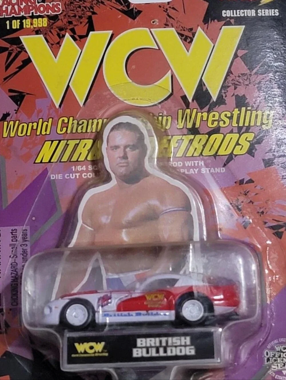 British Bulldog WCW Nitro-Street Rods Die Cast Car by Racing Champions 1998